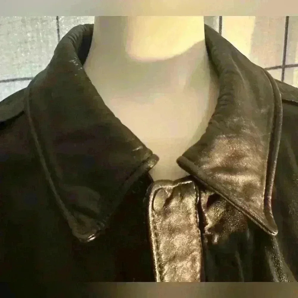 Vintage Winston Leather Bomber Jacket - Picture 3 of 16